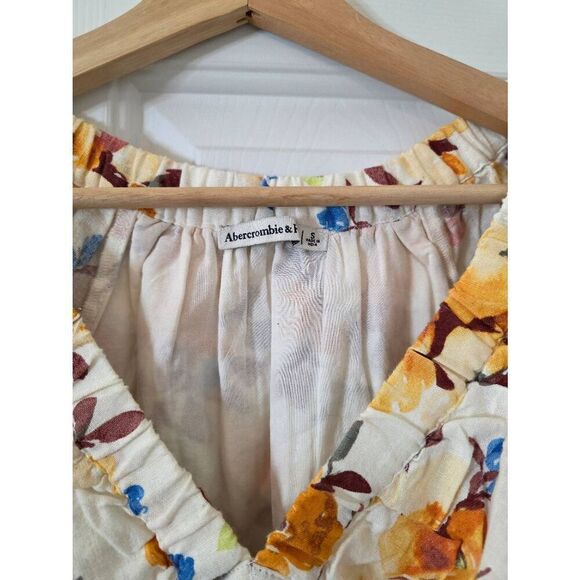 Abercrombie and fitch Floral Print Blouse S - Picture 6 of 8